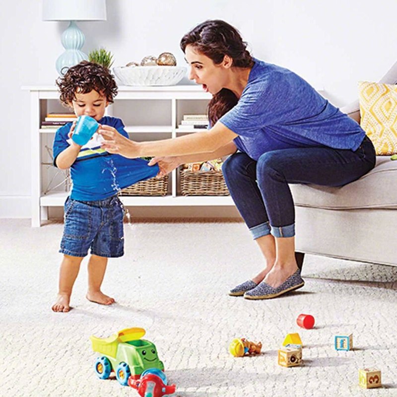 Mother And Child On Lifeguard Carpeting from Horrigan Flooring Center in Westminster, MA