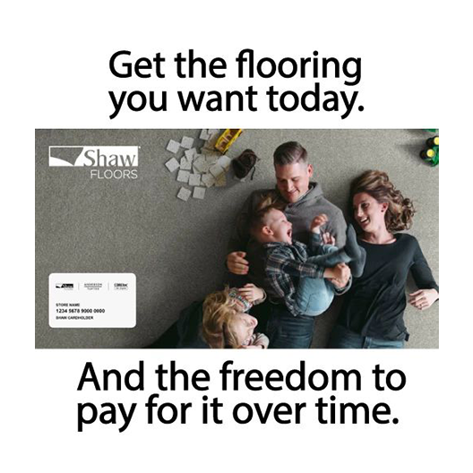 Wells Fargo Financing in Horrigan Flooring Center in Westminster, MA