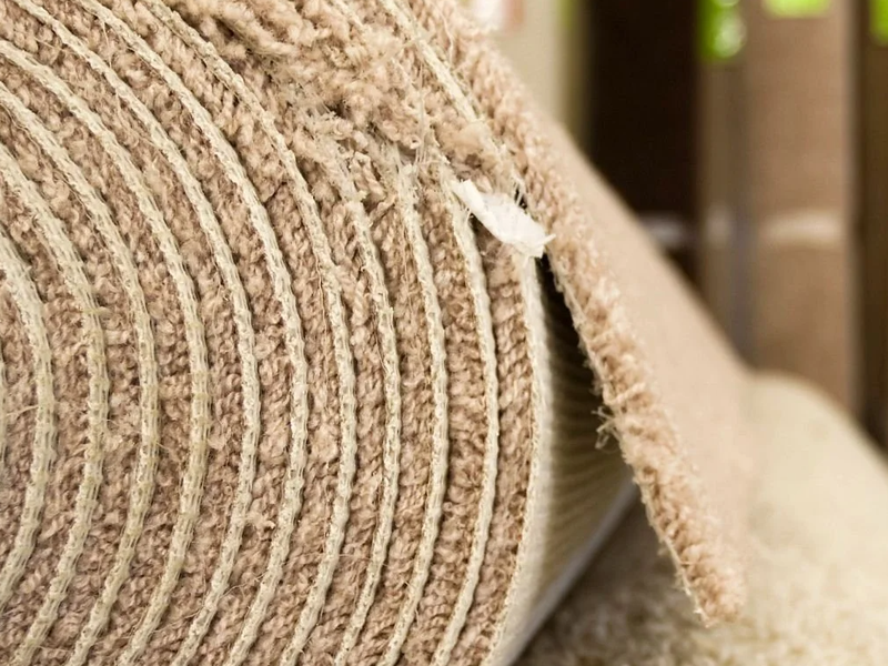 Carpet Rolls Leaning Up Against A Wall from Horrigan Flooring Center in Westminster, MA